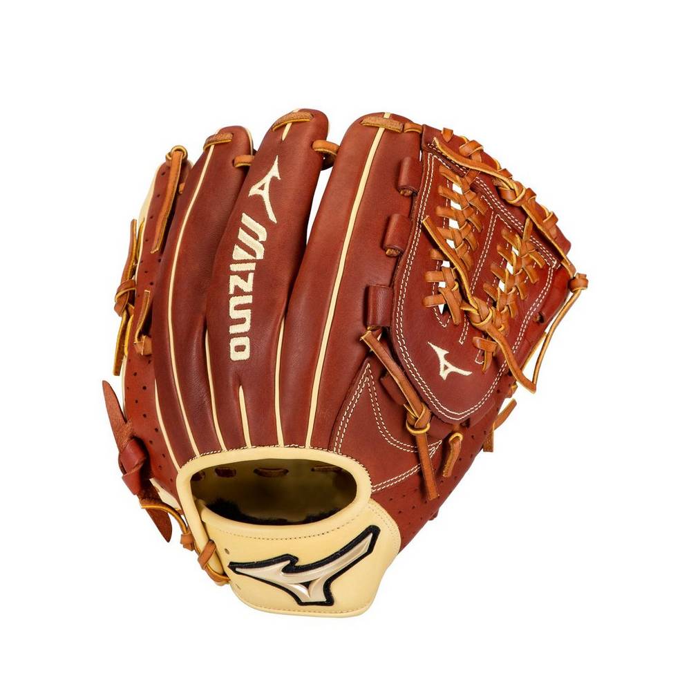 Panske Rukavice Mizuno Prime Elite Infield 11.75" Baseball Hnede Vypredaj SUNR02546